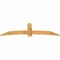 Ekena Millwork Bellingham Rough Sawn Timber Gable Bracket, Western Red Cedar, 84"W x 24"H x 2"D x 6"F, 7/12 Pitch GBW084X24X0206BEL00RWR - alternate 3